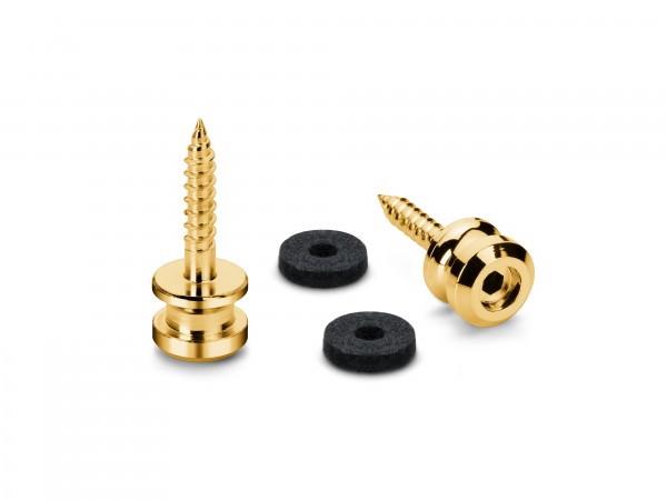 Medium Buttons for S-Locks, Gold