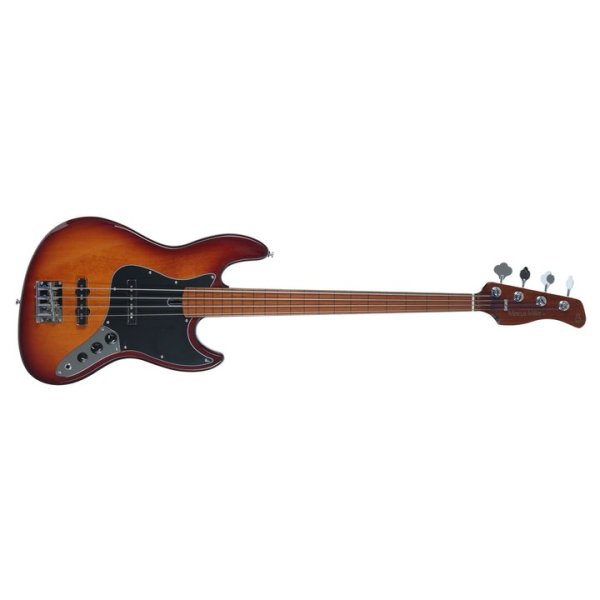 Marcus Miller V5 4-String Fretless Electric Bass, Tobacco Sunburst