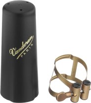 M/O Ligature and Plastic Cap for Tenor Saxophone