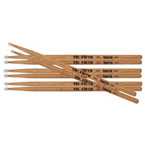 American Classic 5BTN Terra Series Drumsticks (4-Pair Value Pack)