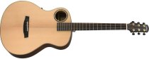 Grand Auditorium Acoustic / Electric Guitar With Hardshell Case, Satin Natural