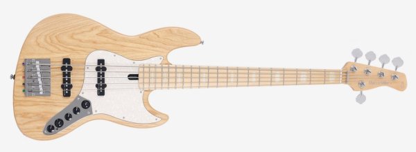 Marcus Miller V7 Ash Reissue 5-String Electric Bass, Natural Satin