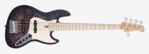 Marcus Miller V7 Ash Reissue 5-String Electric Bass, Transparent Black Satin