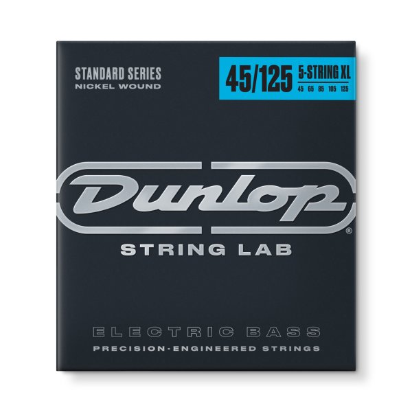 Standard Series Nickel Wound Extra Long Scale 5-string Bass Strings (45-125)