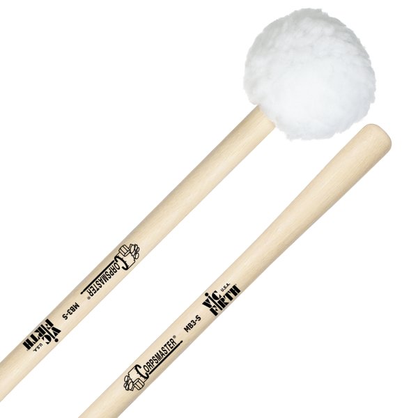 MB3S Corpsmaster Large Puff Marching Bass Drum Mallets