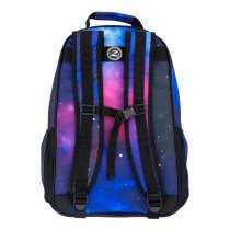 Student Backpack Stick Bag, Purple Galaxy