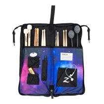 Student Backpack Stick Bag, Purple Galaxy