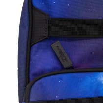 Student Backpack Stick Bag, Purple Galaxy