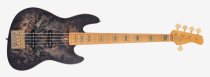 Marcus Miller V10 5-String Electric Bass With Hardshell Case, Transparent Black Satin