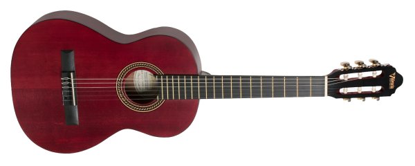 200 Series 3/4 Classical Acoustic Guitar, Transparent Red Satin