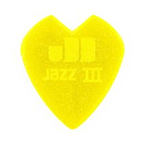 Kirk Hammett Jazz III Pick Yellow Glitter (6-Pack)