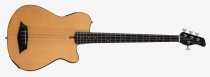 Mahogany Body 4-string Fretless Acoustic/Electric Bass, Natural