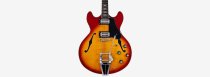 Larry Carlton H7T Electric Guitar, Cherry Sunburst