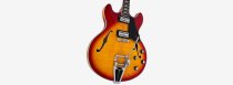 Larry Carlton H7T Electric Guitar, Cherry Sunburst