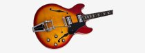 Larry Carlton H7T Electric Guitar, Cherry Sunburst