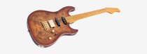 Larry Carlton S10 HSS Electric Guitar, Natural Burst