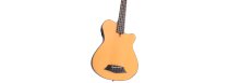 Mahogany Body 4-string Acoustic/Electric Bass, Natural