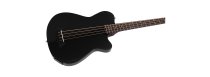 Mahogany Body 4-string Fretless Acoustic/Electric Bass, Black