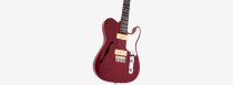 Larry Carlton Solidbody Electric Guitar, See Through Red