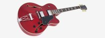 Larry Carlton Hollowbody Electric Guitar, See Through Red