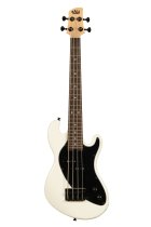 Solid Body 4-String Fretted U-BASS With Gig Bag, Sweet Cream