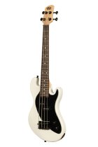 Solid Body 4-String Fretted U-BASS With Gig Bag, Sweet Cream