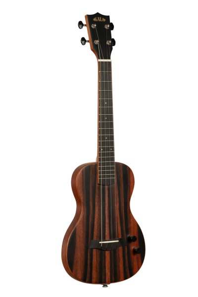 Solid Body Electric Striped Ebony Tenor Ukulele With Bag