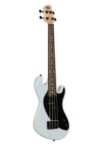 Solid Body 4-String Fretted U-BASS With Gig Bag, Powder Blue