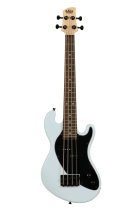 Solid Body 4-String Fretted U-BASS With Gig Bag, Powder Blue