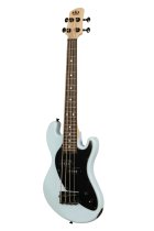 Solid Body 4-String Fretted U-BASS With Gig Bag, Powder Blue