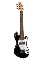 Solid Body 5-String Jet Black Fretted U-BASS