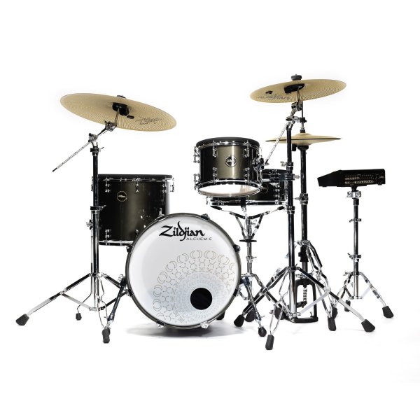 Alchem-E 4-Piece Electronic Drum Kit, Gold