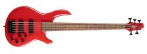 C5 Deluxe Artisan Series 5-String Electric Bass, Candy Red