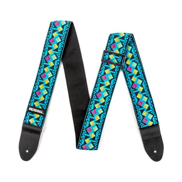 Jimi Hendrix Live In Maui Blue Diamonds Guitar Strap