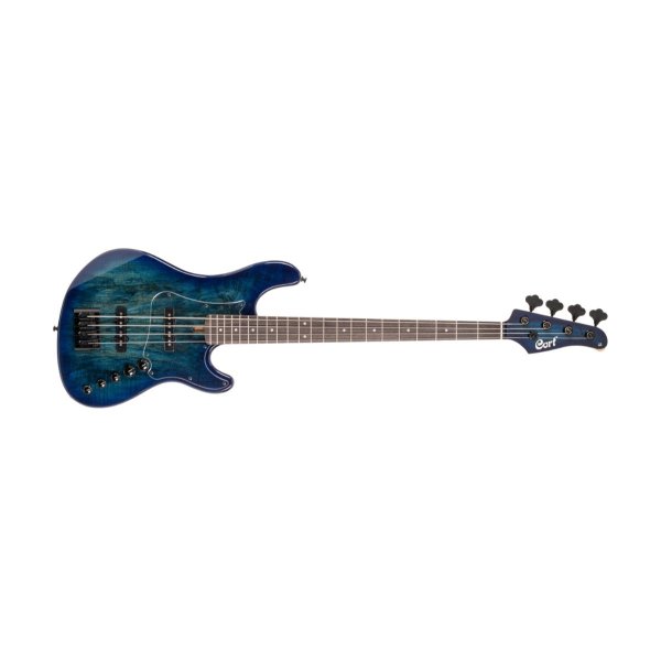 GB-Fusion 4-String Bass, Blue Burst