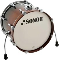 20” x 16” Bass Drum With Mount, Brown Fade