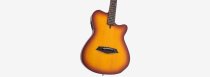 Larry Carlton G5A Solidbody Acoustic / Electric Guitar, Tobacco Sunburst Satin