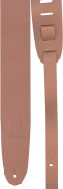 2.5” Basic Leather Guitar Strap, Tan