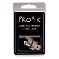 EC Split Wrap Fingerpick #2 Nickel, Straight (2-Pack)