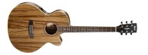 Slim Body Acoustic-Electric Guitar, Natural Dao