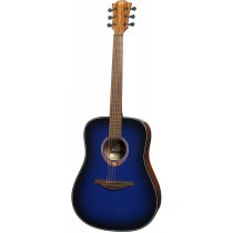 Tramontane Special Dreadnought Solid Red Cedar Acoustic Guitar, Blue Burst