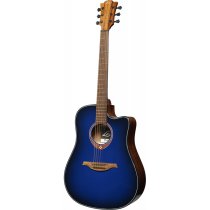 Tramontane Special Dreadnought Cutaway Acoustic / Electric Guitar, Blue Burst