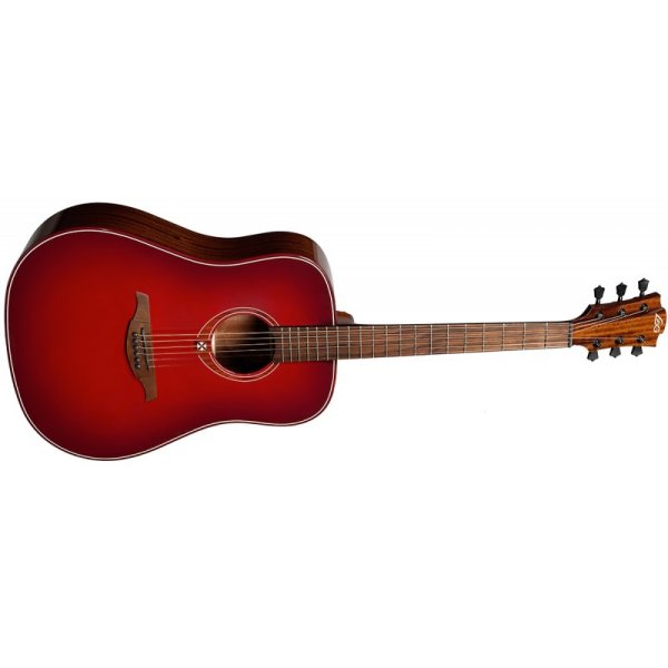 Tramontane Special Dreadnought Solid Red Cedar Acoustic Guitar, Red Burst