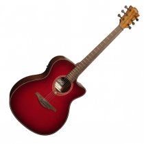 Tramontane Special Auditorium Cutaway Acoustic / Electric Guitar, Red Burst