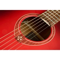 Tramontane Special Auditorium Cutaway Acoustic / Electric Guitar, Red Burst