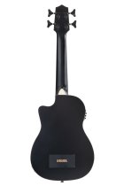 Black Journeyman Acoustic-Electric U-Bass With F-Holes Ukelele Bass Guitar