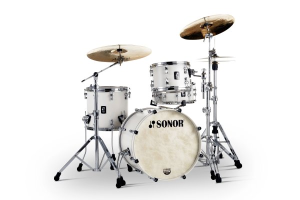 SQ1 Series 3-Piece Drum Shell Set, Satin Pure White