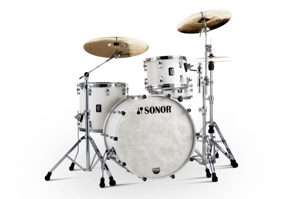 SQ1 3-Piece Drum Shell Set, Satin Pure White