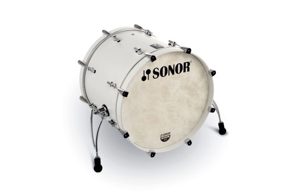 SQ1 Series 20" x 16" Bass Drum, Satin Pure White