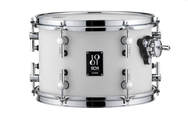 SQ1 Series 12" × 8" Tom Tom, Satin Pure White